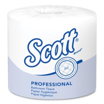 Scott 05102 Essential Septic-Safe Standard Roll Bathroom Tissue for Business - White (1210 Sheets/Roll, 80 Rolls/Carton)