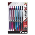 Pens | Pilot 26095 0.5 mm Extra-Fine Precise V5RT Retractable Roller Ball Pen - Assorted Ink and Barrel Colors (7/Pack) image number 0