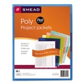 Just Launched | Smead 85750 Poly Organized Up Slash Jackets - Letter, Clear/Trans Assortment (5/Pack) image number 0