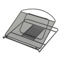 Office Desks & Workstations | Safco 2161BL 12.25 in. x 12.25 in. x 2 in. Onyx Mesh Laptop Stand - Black image number 0