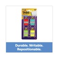 Page Flags | Post-it Tabs 686-RALY 1 in. Wide 1/5-Cut Plain Solid Color Tabs - Assorted Colors (100/Pack) image number 5