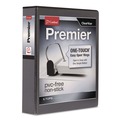 Binders | Cardinal 10321CB 11 in. x 8-1/2 in. ClearVue 3-Ring 2 in. Capacity Easy Open Slant-D Ring Binder - Black image number 0