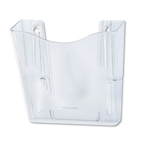 Desktop Organizers | Deflecto 63001 Euro-Style DocuPocket 10.25 in. x 4 in. x 10 in. A4/Legal/Letter/Magazine/Portfolio Size Portrait Wall File - Clear image number 0
