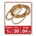 Rubber Bands | Universal UNV00130 0.04 in. Gauge Size 30 Rubber Bands - Beige (1100/Pack) image number 2