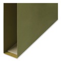 File Folders | Universal UNV14141 1/5-Cut Tab Box Bottom Hanging File Folders - Letter Size, Standard Green (25/Box) image number 3