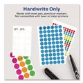Labels | Avery 05052 0.5 in. Diameter Handwrite Only Self-Adhesive Removable Round Color-Coding Labels - Neon Green (840/Pack) image number 3