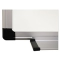 White Boards | MasterVision CR1201170MV Porcelain Value 48 in. x 72 in. Dry Erase Board - White Surface/Satin Aluminum Frame image number 2