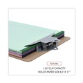 Clipboards | Universal UNV40304VP 1.25 in. Clip Capacity 8.5 in. x 11 in. Hardboard Clipboard - Brown (3/Pack) image number 3