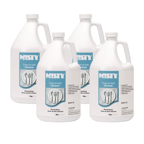 Cleaners & Chemicals | Misty 1038695 1 gal. Bottle Heavy-Duty Oven and Grill Cleaner (4/Carton) image number 0