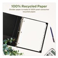Dividers & Tabs | Avery 11581 11 in. x 8.5 in. 8-Tab Index Maker EcoFriendly Print and Apply Clear Label Dividers - White (5 Sets/Pack) image number 2