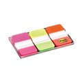 Page Flags | Post-it Tabs 686-PGO 1 in. Wide 1/5-Cut Plain Solid Color Tabs - Assorted Bright Colors (66/Pack) image number 1