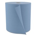 Paper Towels and Napkins | Cascades PRO W802 12 in. x 13 in. Tuff-Job Spunlace Towels Jumbo Roll - Blue (1 Roll/Carton) image number 1
