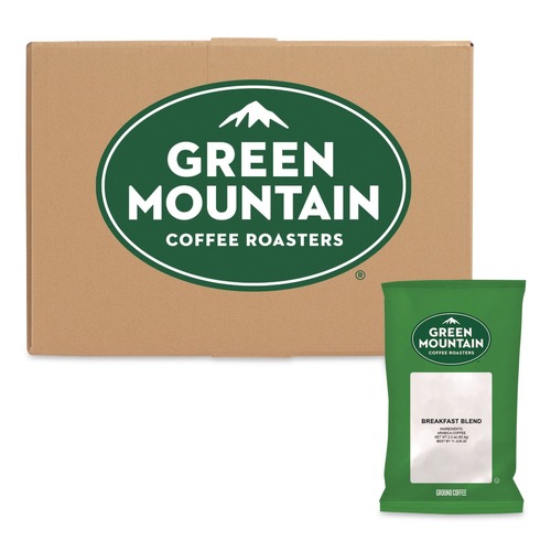 Coffee | Green Mountain Coffee 5000378402 2.2 oz Coffee Fraction Packs - Breakfast Blend (100/Carton) image number 0