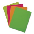 Copy & Printer Paper | Pacon P104331 8.5 x 11 24 lb. Bond Weight Array Colored Bond Paper - Assorted Neon Colors (100/Pack) image number 2