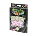Washable Markers | Crayola 587735 Broad Bullet Tip Bold and Bright Washable Markers - Assorted Colors (10/Box) image number 9
