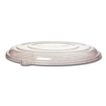 PRODUCTS | Eco-Products EP-SCPTR16LIDR 16 in. x 16 in. x 0.2 in. 100% Recycled Content Plastic Pizza Tray Lids - Clear (50/Carton)