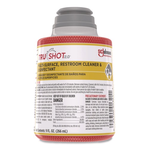 All-Purpose Cleaners | SC Johnson 379850 TruShot 2.0 Disinfectant Multisurface Cleaner Fresh Scent 9 oz Cartridge (4/Carton) image number 0