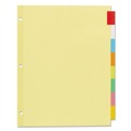 Back to School Sale | Office Essentials 11467 11 in. x 8.5 in. 8-Tab Plastic Insertable Dividers - Assorted Tabs (1-Set) image number 1