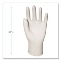 Disposable Gloves | Boardwalk BWK315LCT 4 mil 9.5 in. Long Powder-Free Synthetic Vinyl Gloves - Large, Cream (100/Box, 10 Boxes/Carton) image number 3