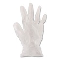 Disposable Gloves | Boardwalk BWK365MCT 2.6 mil 9.5 in. Long Powder-Free General Purpose Vinyl Gloves - Medium, Clear (100/Box, 10 Boxes/Carton) image number 4