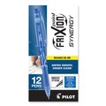 Pens | Pilot 31574 FriXion Stick Extra-Fine 0.5 mm Blue Ink Point Erasable Gel Pen - Blue/Silver/Transparent Blue Barrel (1-Dozen) image number 1