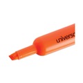 Highlighters | Universal UNV08863 Fluorescent Ink Chisel Tip Desk Highlighters - Orange (1 Dozen) image number 3