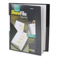 Sheet Protectors | Cardinal 50132CB ShowFile 12 Letter-Size Sleeves Display Book with Custom Cover Pocket - Black image number 0