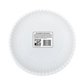 Bowls and Plates | AJM Packaging Corporation AJM OH9AJBXWH 9 in. Diameter Original Heavyweights Paper Plates - White (120/Pack, 8 Packs/Carton) image number 4