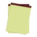Notebooks & Pads | Ampad 22-143 Gold Fibre 8.5 in. x 11.75 in. Sheets 4 sq./in. Quadrille Rule Stapled with Perforated Sheets Pads - Canary (1-Pad) image number 0