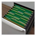 File Folders | Universal UNV16162 Reinforced 1/3-Cut Assorted Top-Tab File Folders - Letter Size, Green (100/Box) image number 4