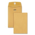 Envelopes & Mailers | Quality Park QUA37835 Trade Size 35 5 in. x 7.5 in. Square Flap Clasp/Gummed Closure Envelopes - Brown Kraft (100/Box) image number 0