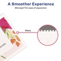Business Cards | Avery 35701 3.75 in. x 1.44 in. Tent Cards - White/Gold (6 Cards/Sheet, 25 Sheets/Pack) image number 1