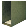 File Folders | Smead 65090 2 in. Capacity Letter Size Box Bottom Hanging File Folders - Standard Green (25/Box) image number 1