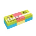 Just Launched | Post-it Notes 2051-3PK 1.88 in. x 1.88 in. Mini Cubes - Green/Orange Wave Collections (400-Sheets/Cube, 3 Cubes/Pack) image number 0