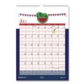 Back to School Sale | House of Doolittle 339 12 in. x 16.5 in. 12-Month (Jan-Dec 2026) Recycled Seasonal Wall Calendar image number 1