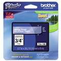 Labels | Brother P-Touch TZE145 TZe 0.7 in. x 26.2 ft. Standard Adhesive Laminated Labeling Tape - White on Clear image number 0