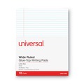 Notebooks & Pads | Universal UNV11000 8.5 in. x 11 in. Glue Top Pads - Legal Rule, White (1 Dozen) image number 1