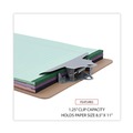Clipboards | Universal UNV40304VP 1.25 in. Clip Capacity 8.5 in. x 11 in. Hardboard Clipboard - Brown (3/Pack) image number 3