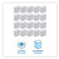 Paper Towels and Napkins | Boardwalk BWK8302 12 in. x 7 in. Tallfold Dispenser Napkin - White (10000/Carton) image number 4