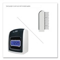 Clocks | Acroprint 01-0285-200 ATR480 Digital Display Time Clock and Accessories Bundle - White/Charcoal image number 3