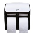 Toilet Paper Dispensers | Scott 44517 11.25 in. x 6.31 in. x 12.75 in. Pro High Capacity Coreless SRB Tissue Dispenser - White (1/Carton) image number 1