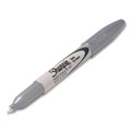 Permanent Markers | Sharpie 39100 Permanent Markers - Fine Bullet Tip/Metallic Silver (1-Dozen) image number 4