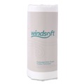 Paper Towels and Napkins | Windsoft WIN122085RL 11 in. x 8.5 in. 2-Ply Kitchen Roll Towels - White (1 Roll) image number 0