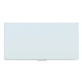 White Boards | U Brands 4148U00-01 96 x 47 Glass Dry Erase Board - White Surface image number 0