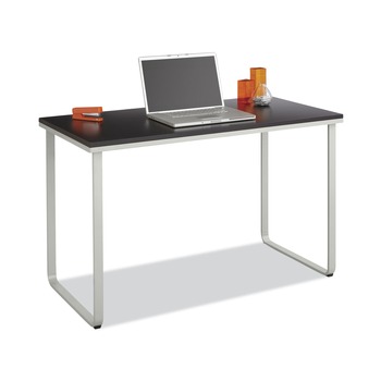 OFFICE DESKS AND WORKSTATIONS | Safco 1943BLSL 47.25 in. x 24 in. x 28.75 in. Steel Desk - Black/Silver