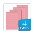 Notebooks & Pads | TOPS 80254 80-Sheets 6 in. x 9 in. Gregg Rule Prism Steno Pads - Pink Cover (4/Pack) image number 1