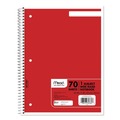 Notebooks & Pads | Mead 73063 (70) 10.5 in. x 8 in. Sheets 1-Subject Wide/Legal Rule Spiral Notebook - Assorted Cover Colors (6/Pack) image number 3