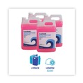 Floor Cleaners | Boardwalk 570600-41ESSN 1 Gallon Bottle Lemon Scent Neutral Floor Cleaner Concentrate (4/Carton) image number 5