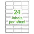 Labels | Avery 60527 UltraDuty 1 in. x 2.5 in. GHS Chemical Waterproof and UV Resistant Labels - White (600/Pack) image number 3