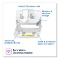 Paper Towels and Napkins | Tork 473200 14.17 x 5.08 x 8.23 Elevation Coreless High Capacity Bath Tissue Dispenser - White image number 1